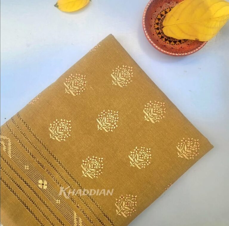 Golden Amber Taarkashi Khaddian Ensemble Limited Edition for Autumn Gatherings - Unstitched - Hand embroidered - 2 Piece