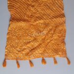 hand-knotted-chunri-stole-orange-colour-pure-lawn-grace-kd00004