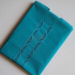 Turquoise-Pure-Cotton-Dress-Material-with-Tarkashi-Neckline-Rohi-Khaddian-656565