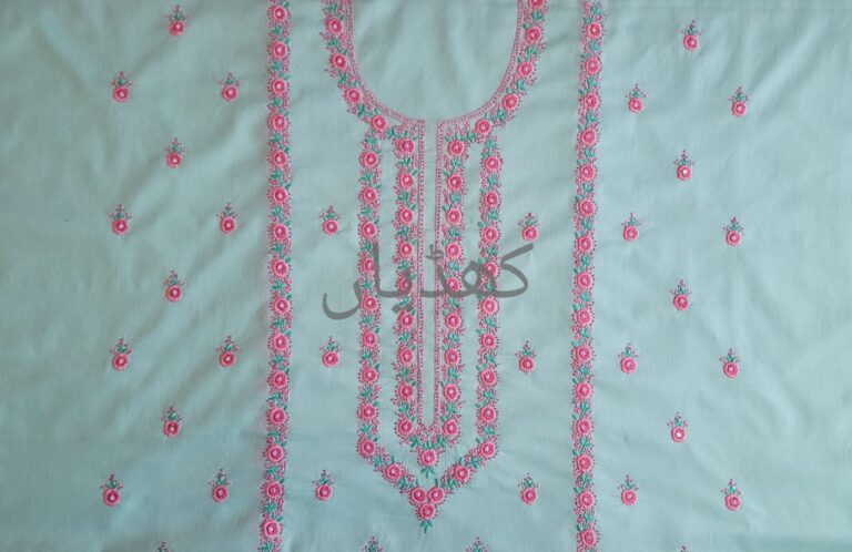 cyan-lawn-2-piece-unstitched-suit-hand-embroidered-shirt-plain-dyed-trouser