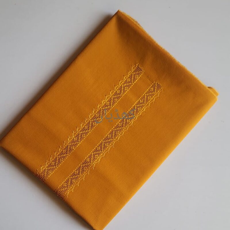 mustard-hand-embroidered-kurta-fabric-tarkashi
