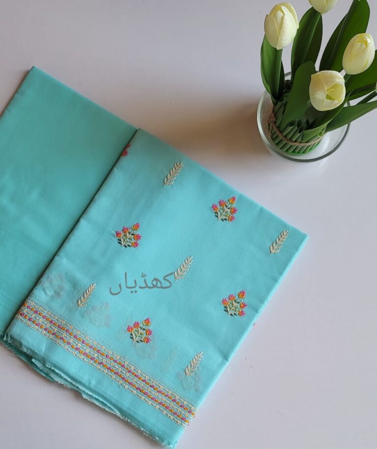 turquoise-lawn-2-piece-unstitched-suit-hand-embroidered-colorful-threadwork-rk00043