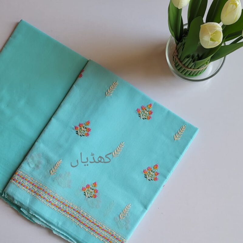 turquoise-lawn-2-piece-unstitched-suit-hand-embroidered-colorful-threadwork-rk00043