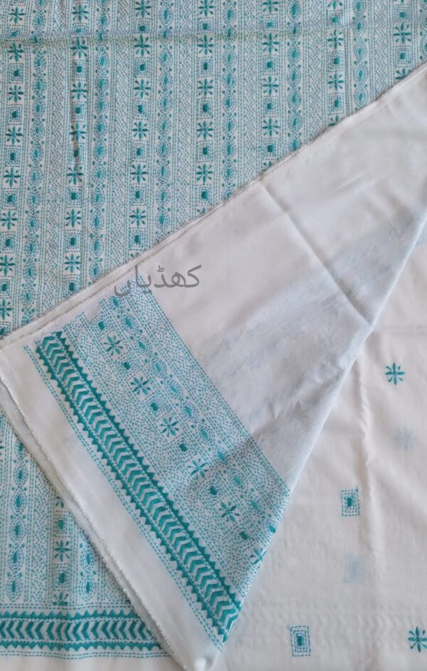 ivory-white-2-piece-lawn-suit-hand-embroidered-shirt-dyed-chiffon-dupatta-summer-collection-khaddian-shirt-front-sleeve-rk00064