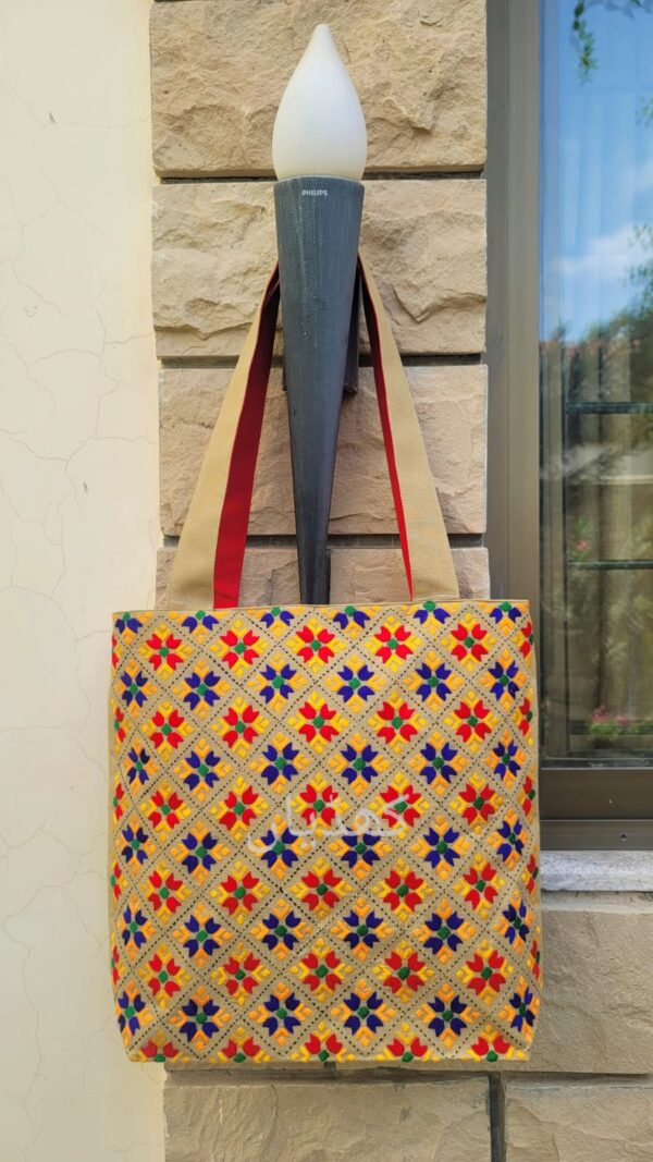 limited-edition-hand-embroidered-phulkari-tote-bag-beige-pakistan-front-rohi-khaddian