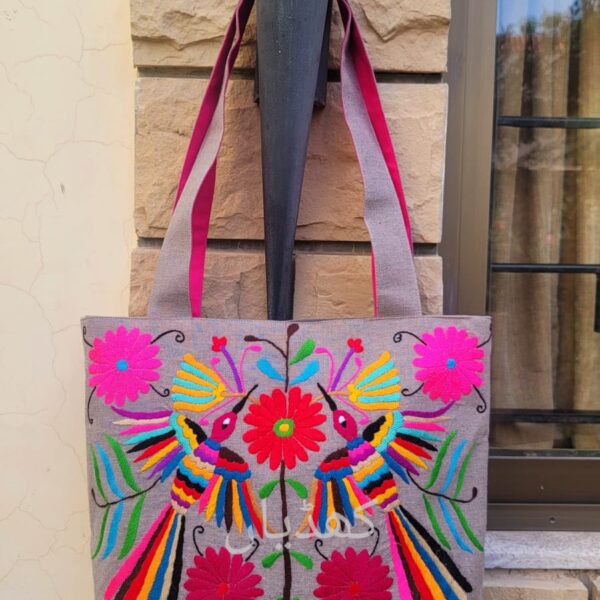 bird-of-paradise-tote-bag-hand-embroidered-fabric-bag-pakistan-rk00076-khaddian-bahawalpur-Pakistan
