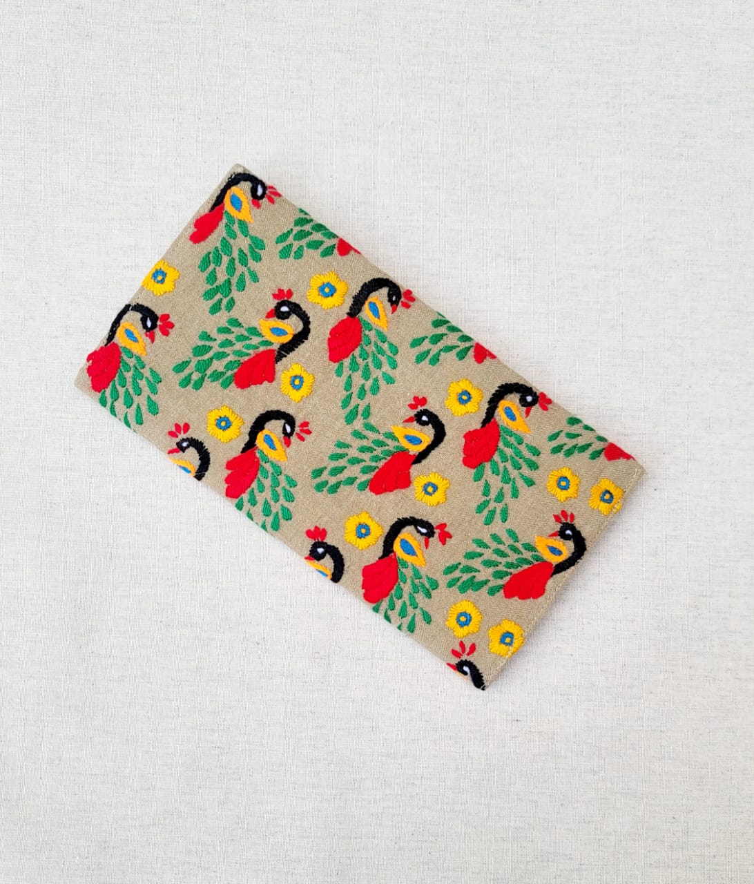 Honey Comb Hand Embroidered Wallet Premium Handmade Wallet from Pakistan