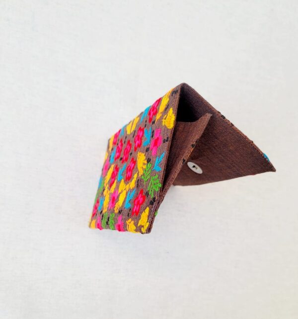 Spring Blooms Handcrafted Floral Wallet for Women | Colorful Handmade Wallet Online in Pakistan - Image 2