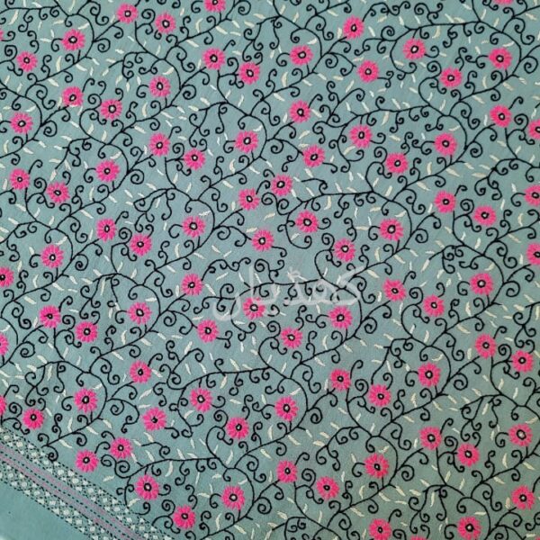 Dusk Grey Twilight Hand Embroidered 2 Piece Unstitched Outfit for Women in Pakistan