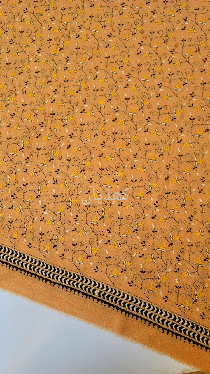 Peach Skin Fiesta Hand Embroidered Karandi Outfit for Women 2 Piece Pakistan