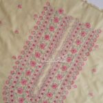 Light Pistachio Green Embroidered Lawn Suit Pakistan Unstitched Shirt Trouser Summer Collection