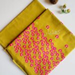 Lime Green Embroidered Lawn Suit Pakistan Unstitched Shirt Trouser Summer Collection for Women